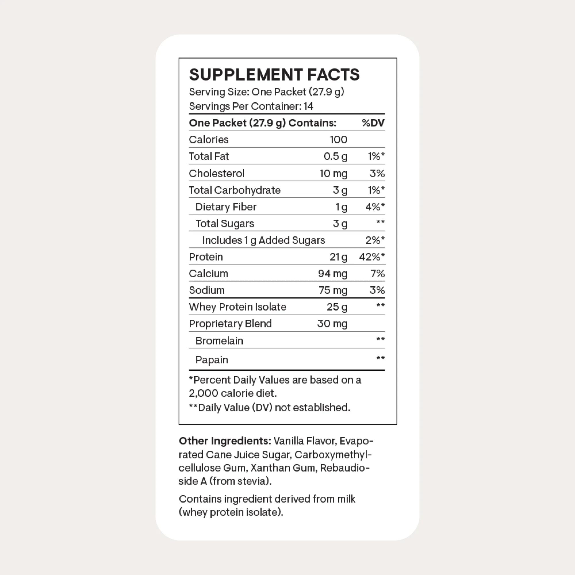 Whey Protein Isolate - Travel Packs - Vanilla thumbnail 6