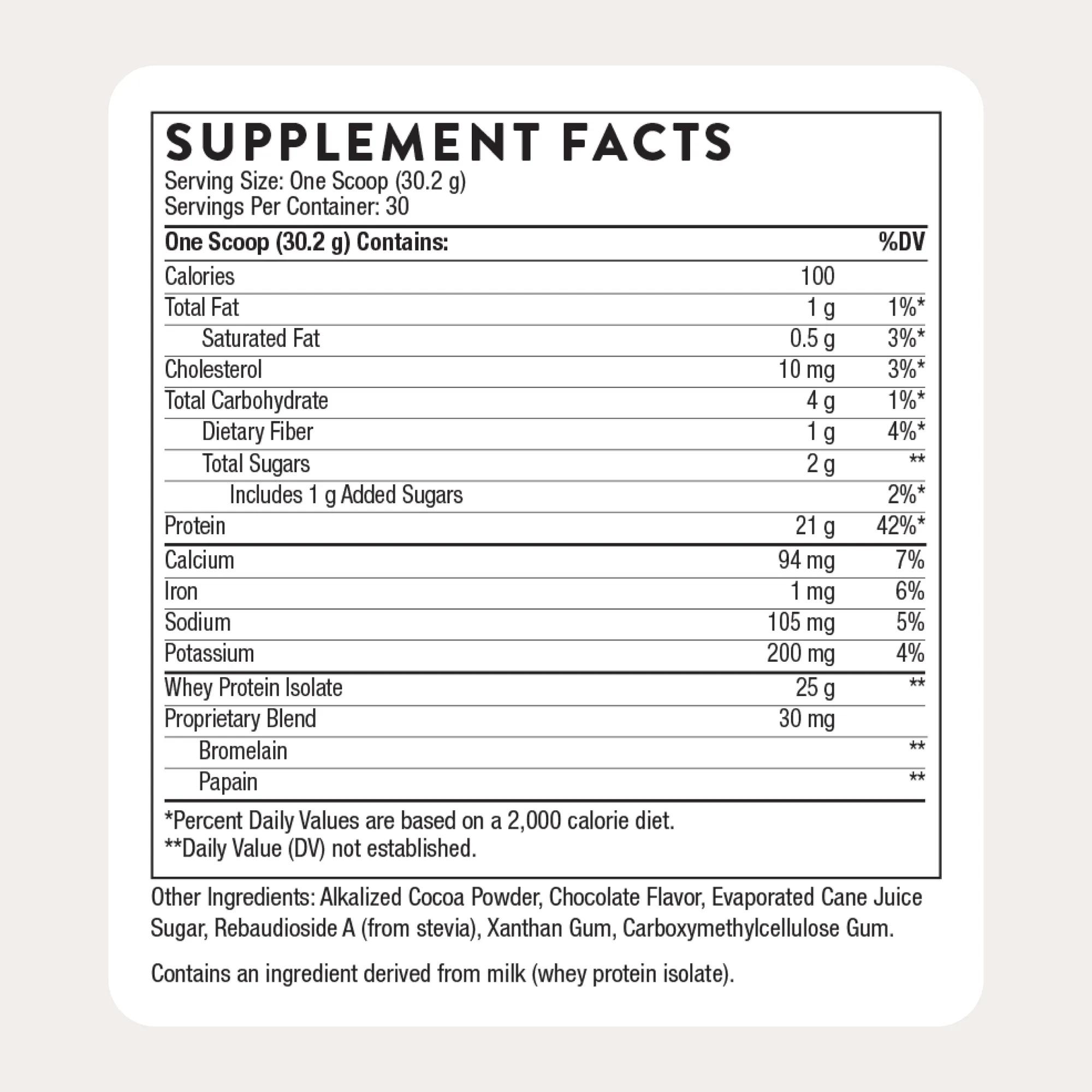 Whey Protein Isolate - Chocolate thumbnail 5