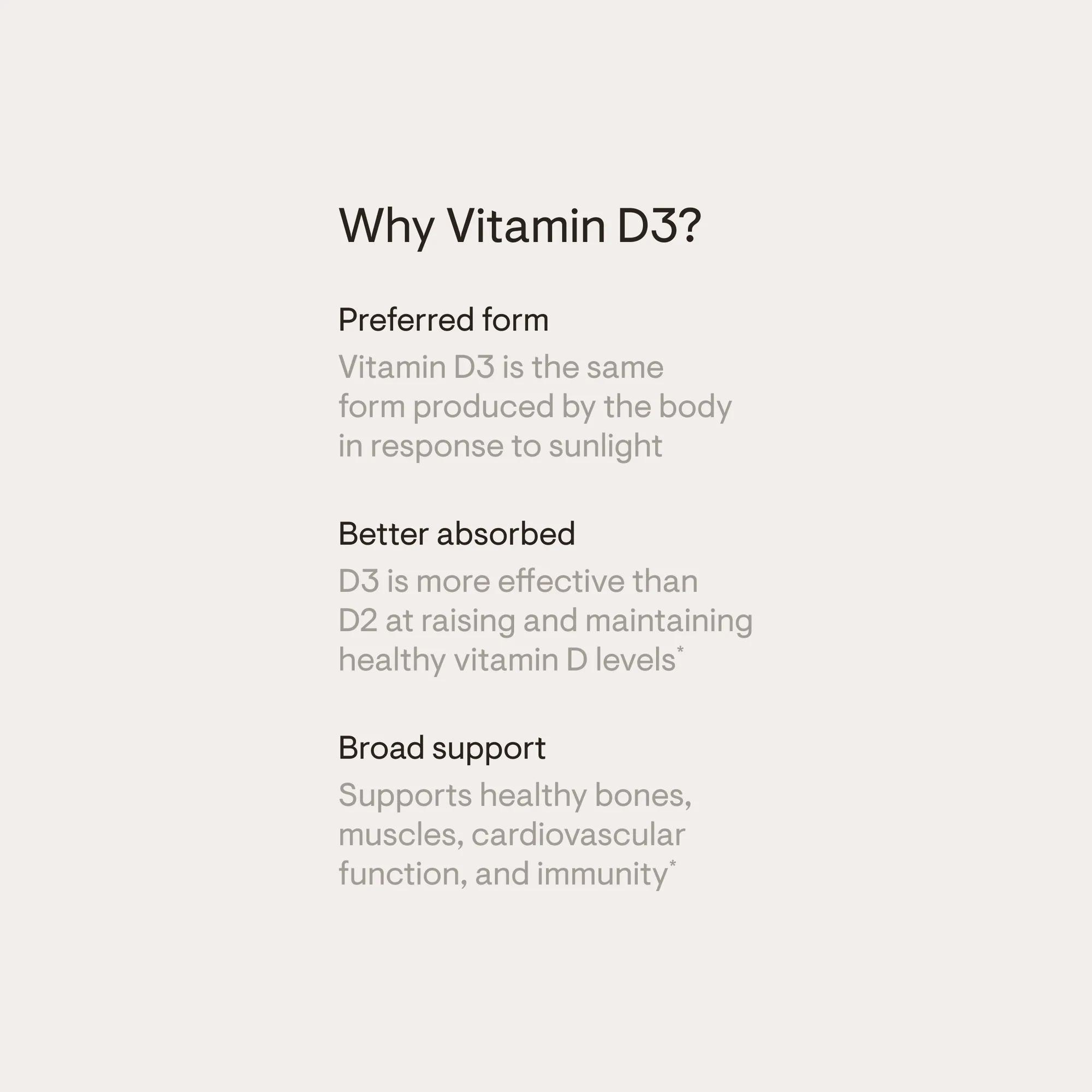 Vitamin D-5,000 - NSF Certified for Sport - 120 Servings thumbnail 3