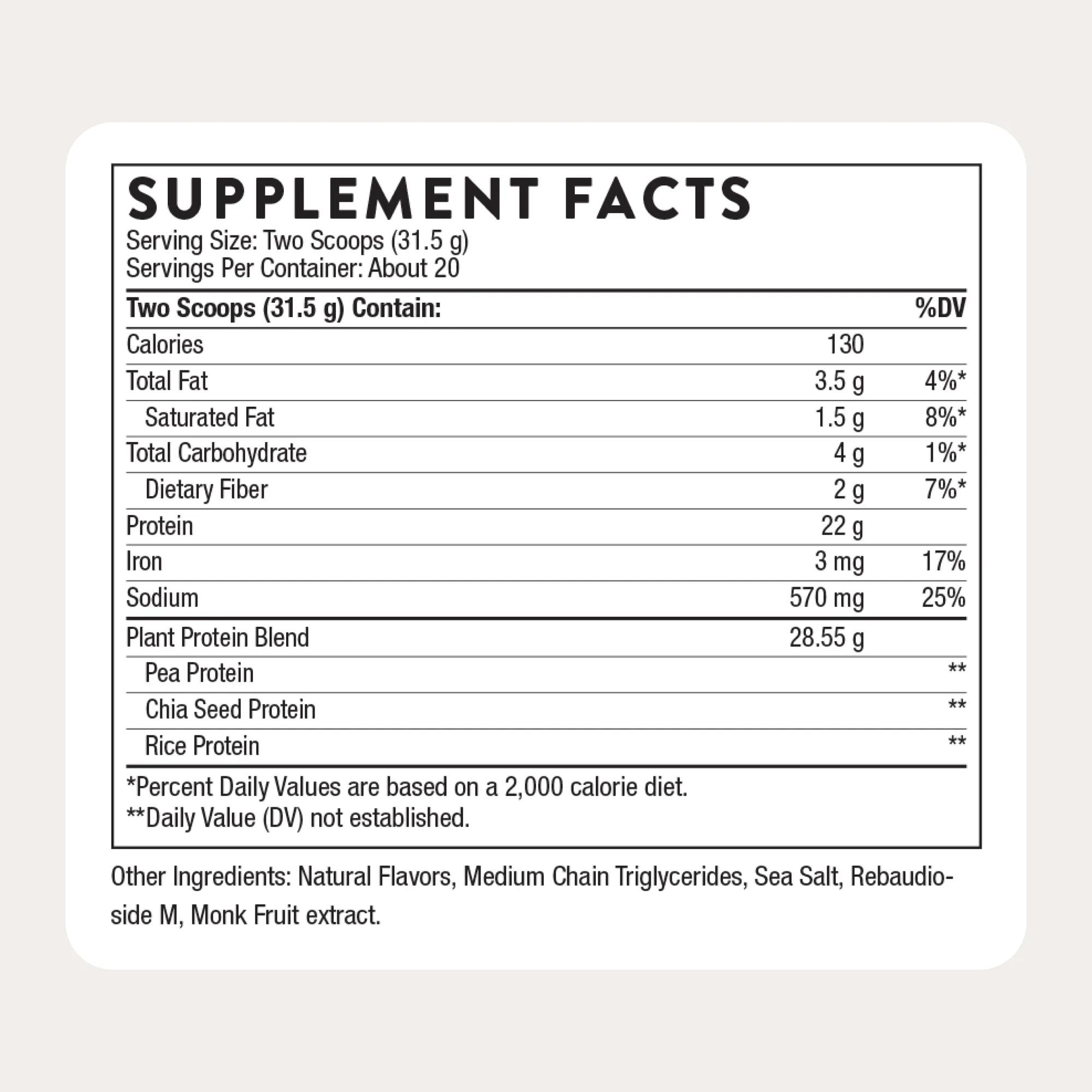 Plant Protein - Vanilla  thumbnail 5