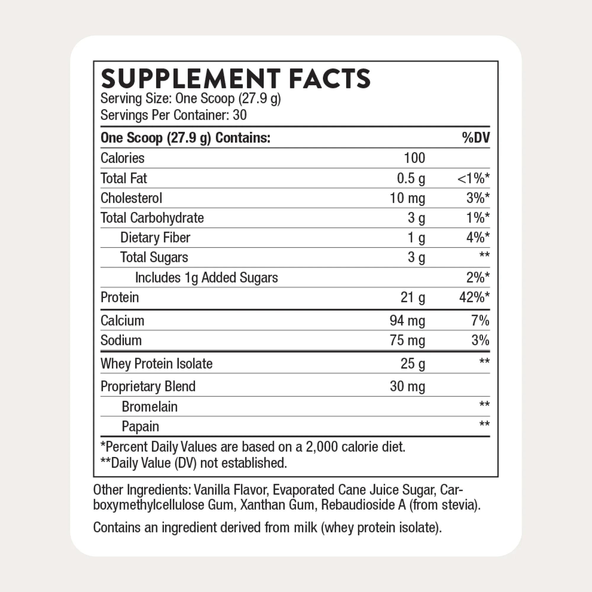 Whey Protein Isolate - Vanilla thumbnail 5