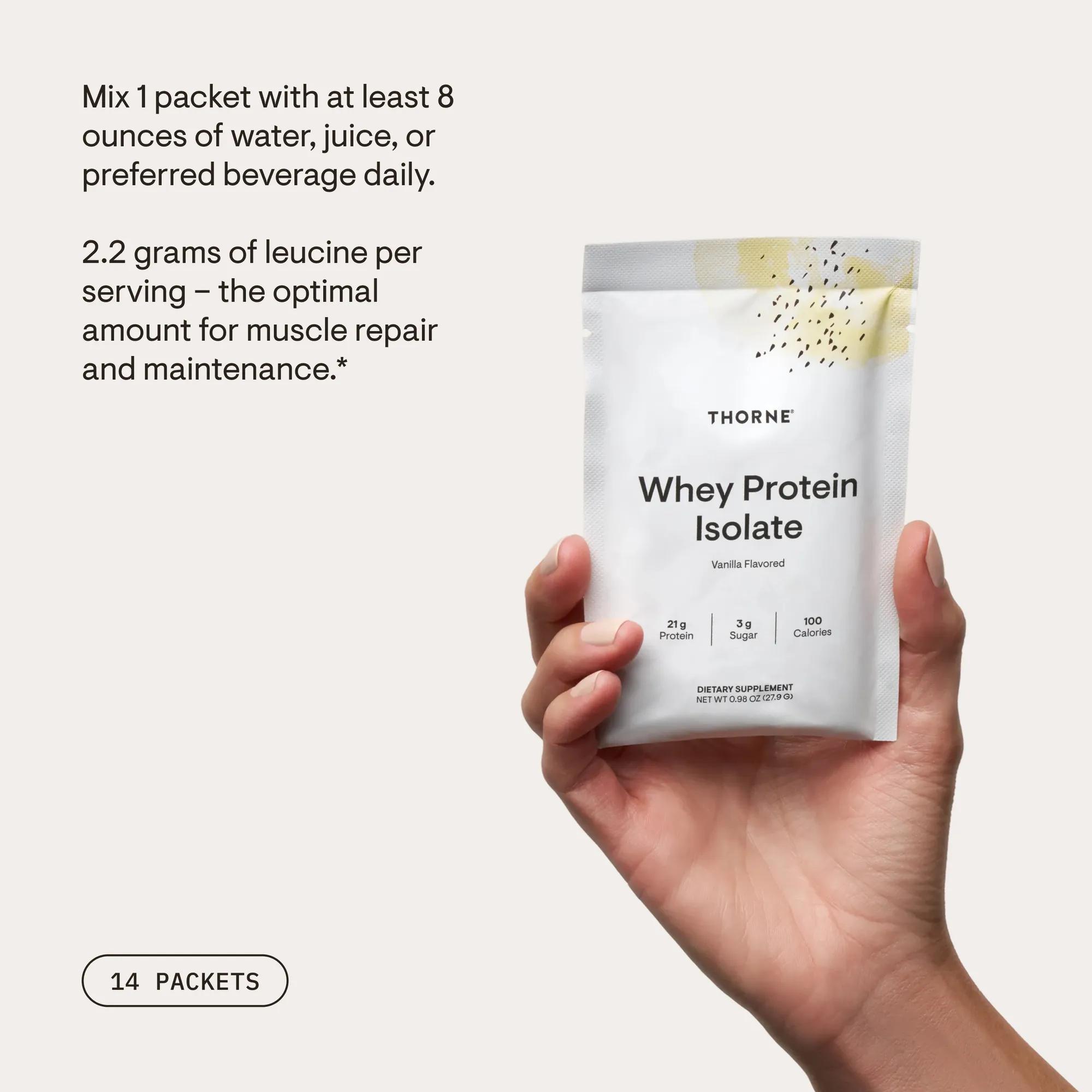 Whey Protein Isolate - Travel Packs - Vanilla thumbnail 5