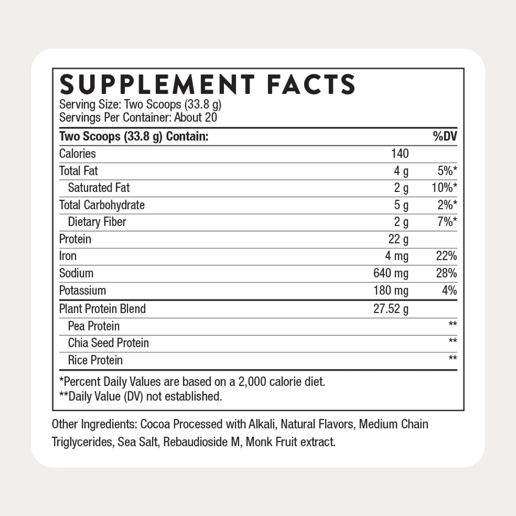Plant Protein - Chocolate thumbnail 5