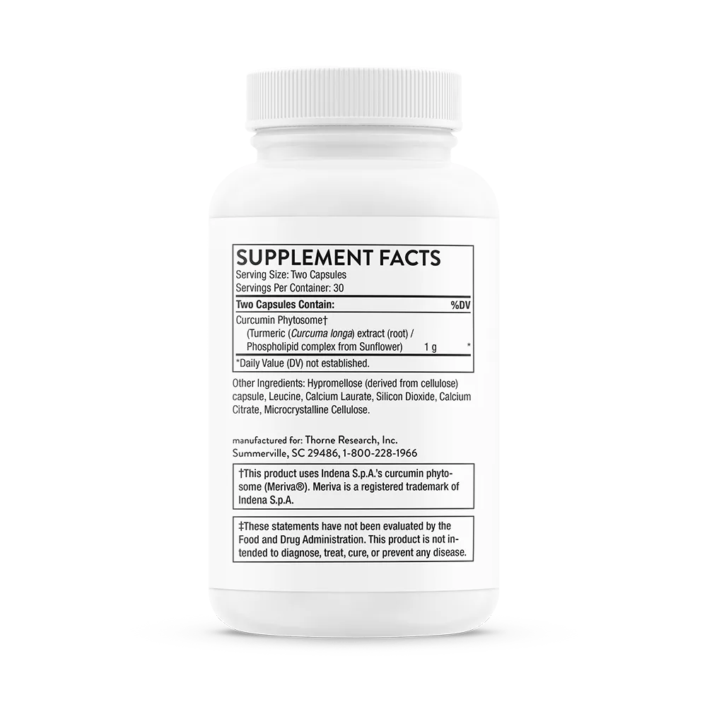 Curcumin Phytosome - 30 Servings thumbnail 7