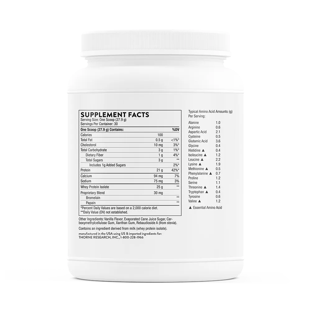Whey Protein Isolate - Vanilla thumbnail 7