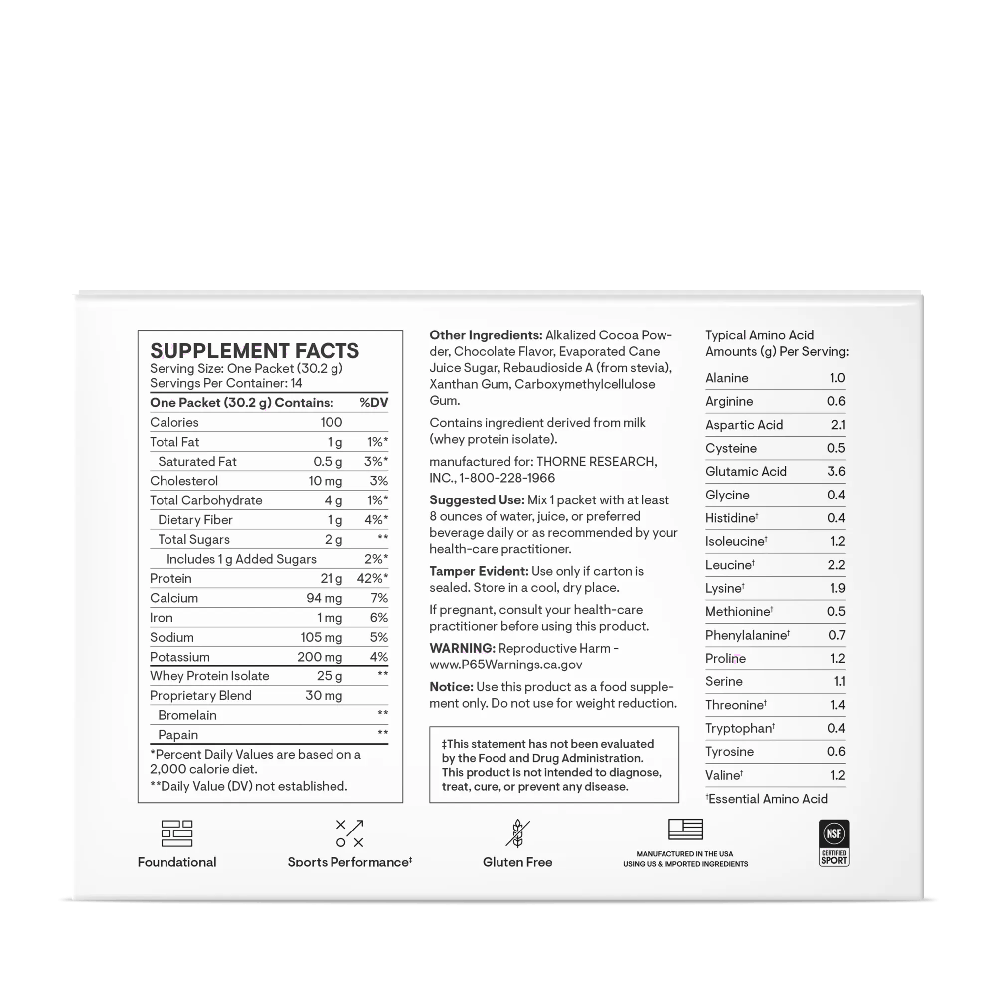 Whey Protein Isolate - Travel Packs - Chocolate thumbnail 7